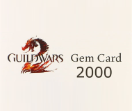 Guild Wars 2 Gems 2000 Game Card 25 EUR Prepaid Top Up PIN